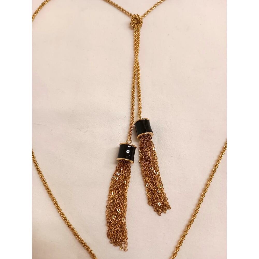 Beautiful Brahmin FAIRHAVEN Duo Tassel Necklace